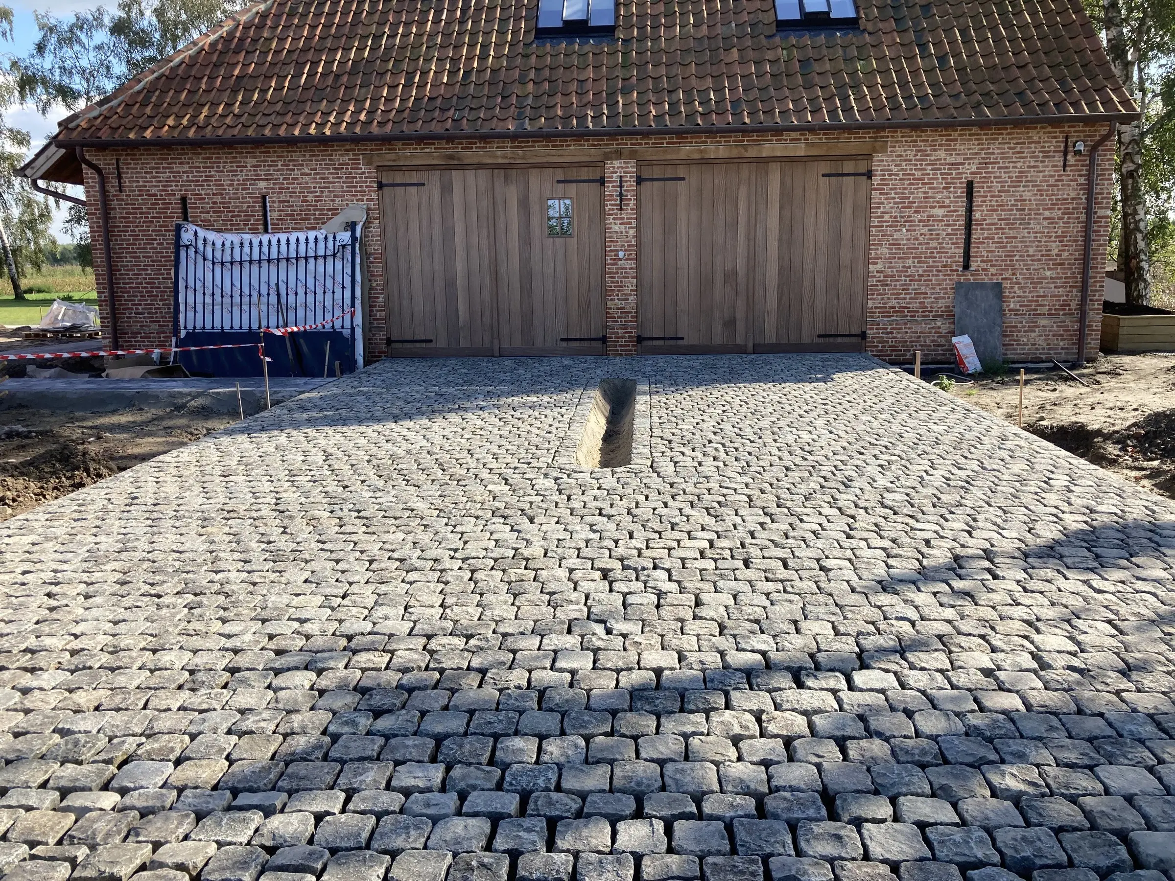 Robuuste opritten in kasseien